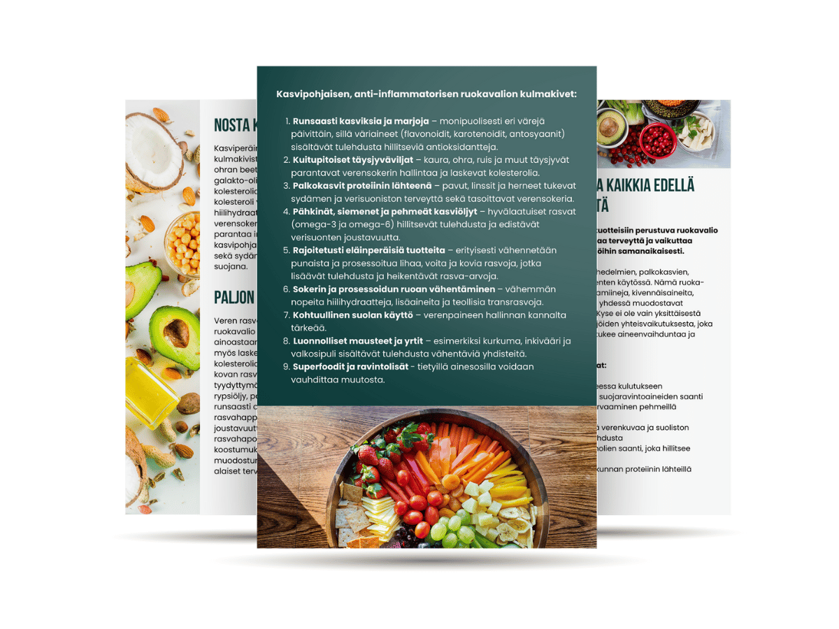 Tässä on ruokavalio, jolla saat korkean kolesterolin alas